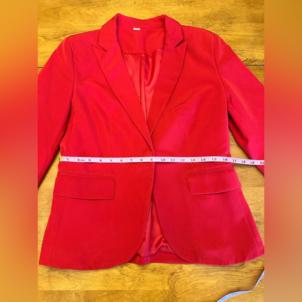 Red blazer - Picture 3 of 6